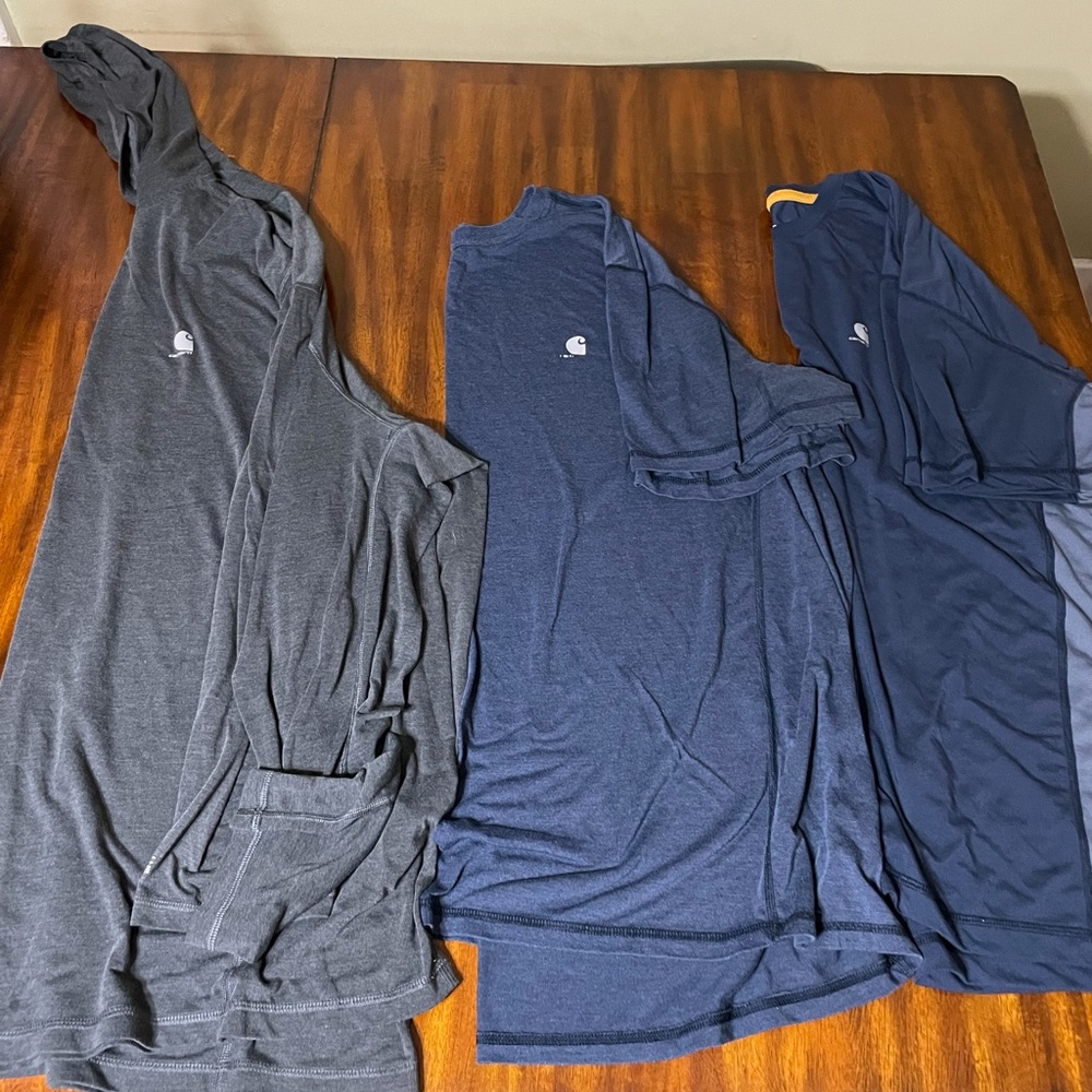Carhartt Force Extreme 2 t-shirts 1 long sleeve